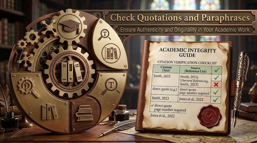 Check Quotations and Paraphrases