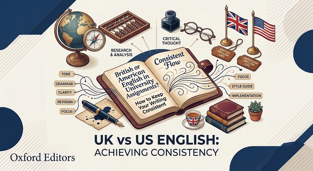 British or American English in university assignments