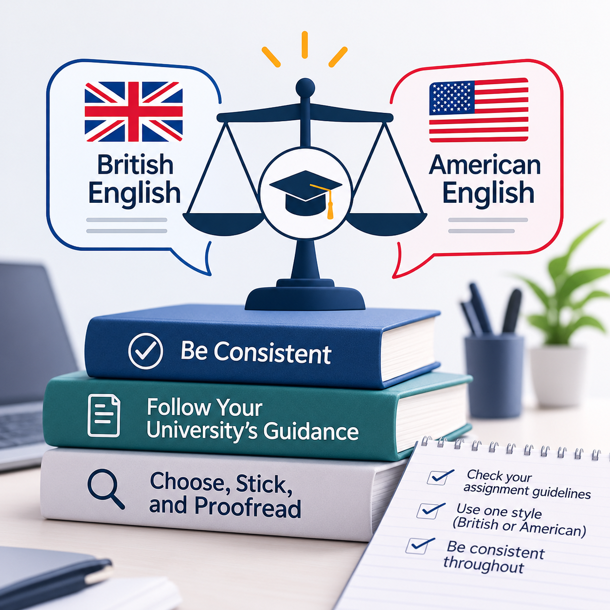 British or American English in academic writing