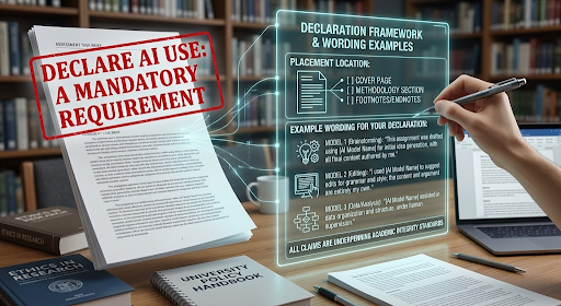 Declare AI use accurately in your assignment