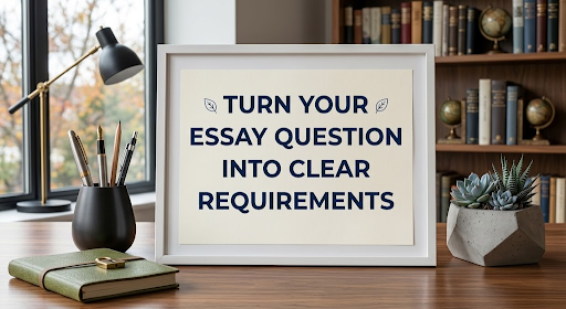 Checking whether each essay paragraph answers the essay question