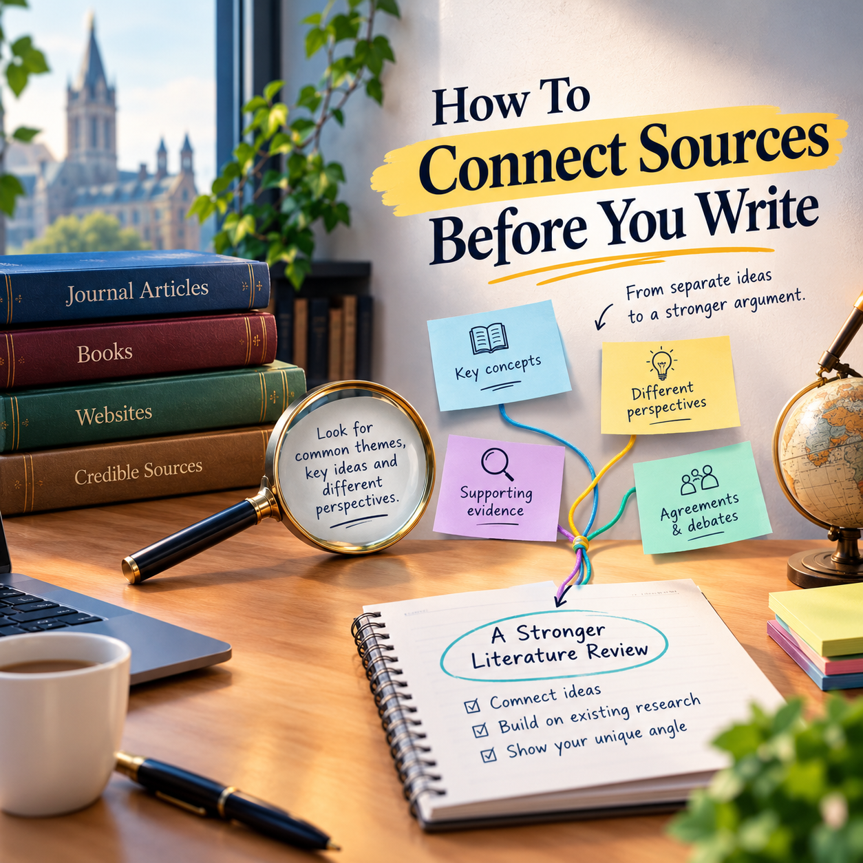 How To Connect Sources Before You Write