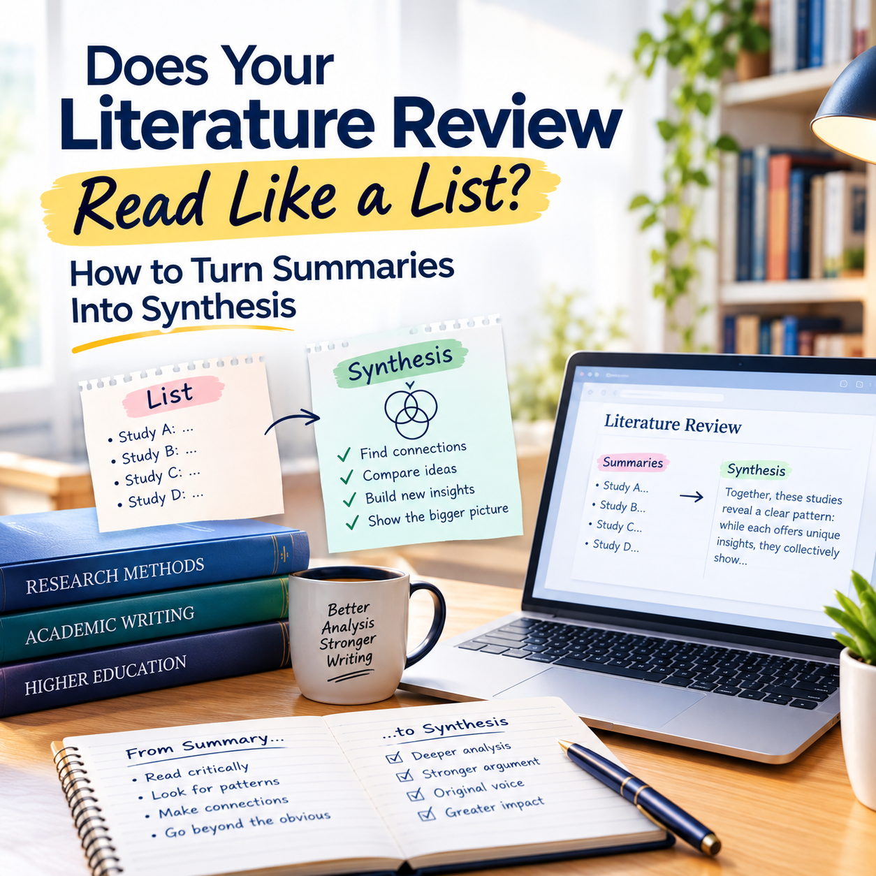 How to Turn Summaries Into Synthesis