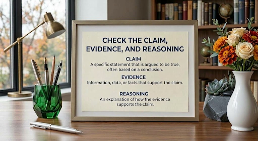 Checking the contribution of each essay paragraph