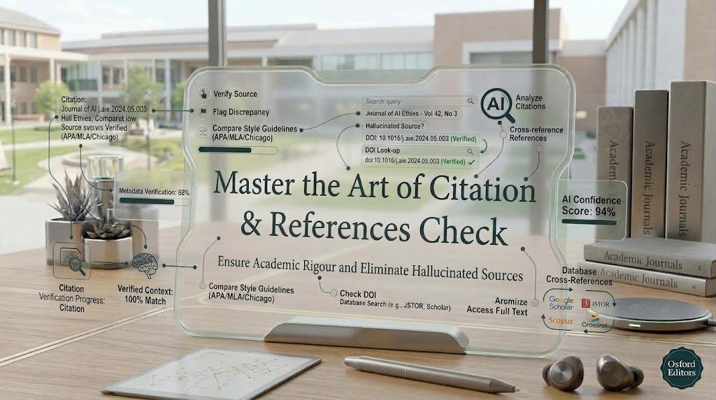 Learning the art of checking citations and references
